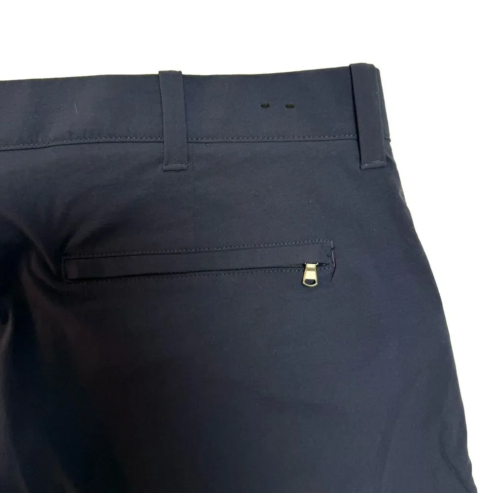 J Crew Mens Tech Golf Shorts 35 Navy Blue 9